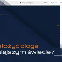 Jak pisać bloga? Na ekranie widzimy interfejs WordPressa z opcjami edycji wpisu, gdzie można dostosować tekst i jego wygląd.