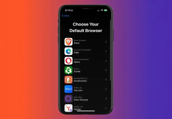 Wybór jaka przeglądarka na iPhone: Brave, Edge, Opera, Ecosia, DuckDuckGo, You.com, Onion Browser, Yandex.