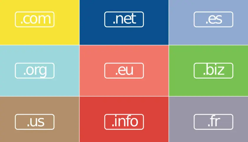Różne domeny internetowe: .com, .net, .org, .eu, .biz, .us, .info, .es, .fr. Wybór domeny to ważny krok dla mojej domeny, co to znaczy dla Twojej obecności w sieci.