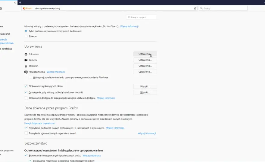 Jak włączyć lokalizację w Firefox? Instrukcja krok po kroku
