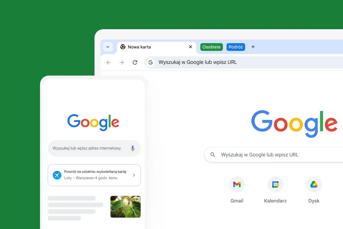 Przeglądarka Google Chrome na komputerze i telefonie. Dowiedz się, jak zmienić przeglądarkę na Google, aby łatwo wyszukiwać informacje.